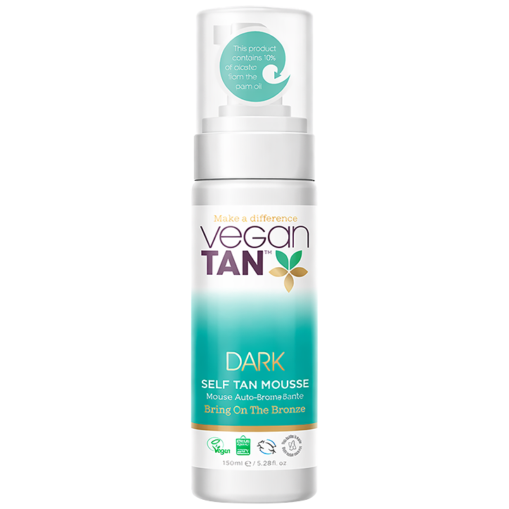 VeganTan Dark Self Tan Mousse - 150ml