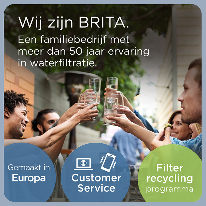 BRITA Brita Style Cool Blue 3 Maxtra Pro Waterfilterkan Blauw
