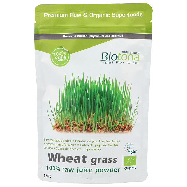 Biotona Wheat Grass Poeder Bio - 150g image 1