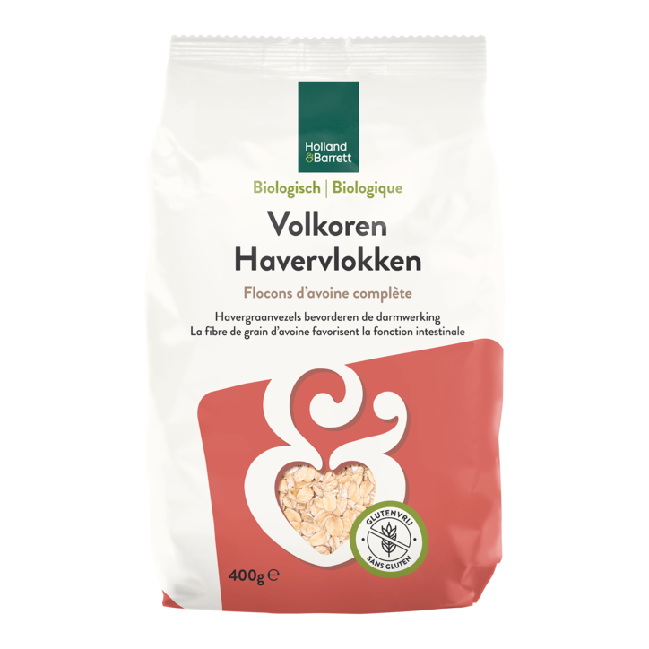 Holland & Barrett Glutenvrije Volkoren Havervlokken Bio - 400g-1