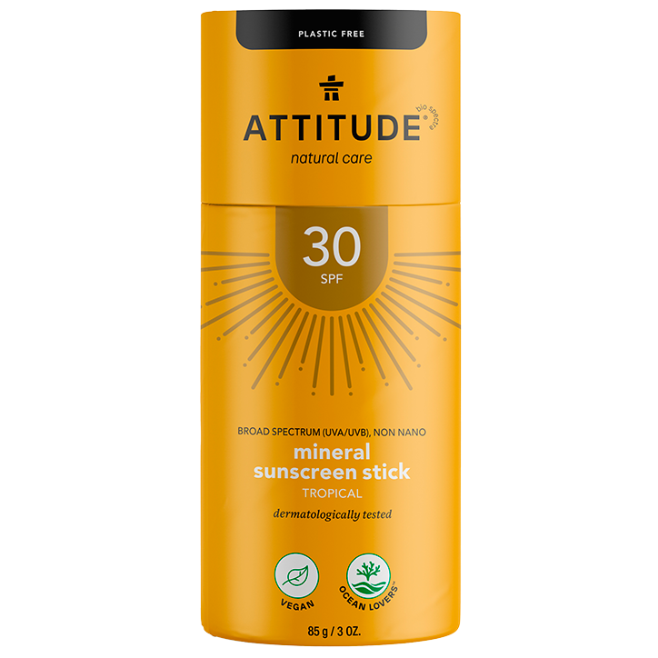 Attitude Bâton Solaire Minéral SPF30 Tropical - 85g-1