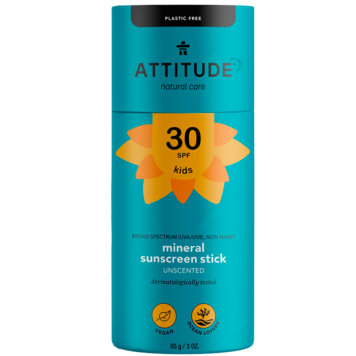 Attitude Mineral Sunscreen Stick Kids SPF30 - 85g-1