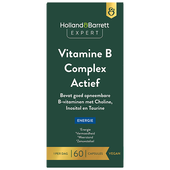 Holland & Barrett Expert Vitamine B Complex Actief - 60 capsules-1