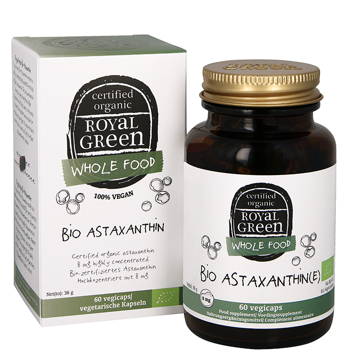 Royal Green Whole Food Astaxanthine Bio - 60 végicaps-1