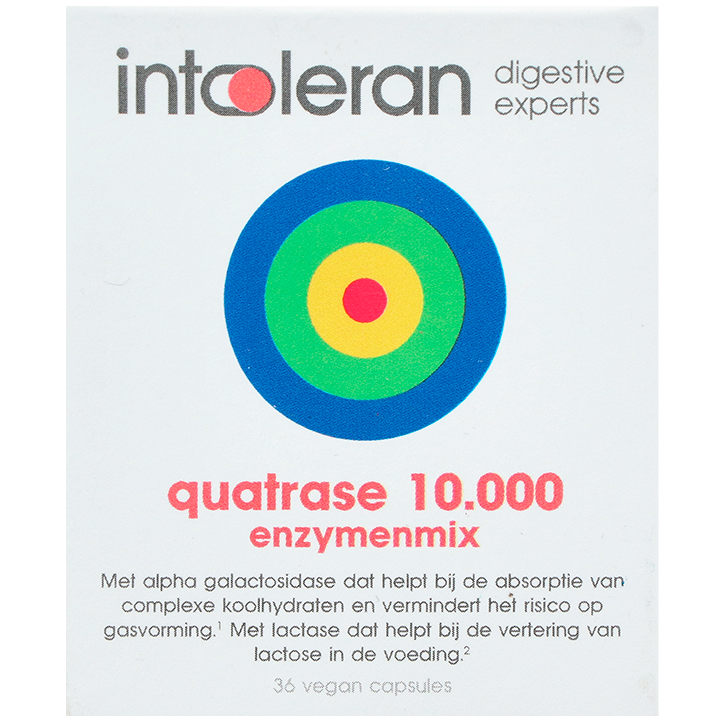 Intoleran Quatrase 10.000 Enzymenmix - 36 capsules-1