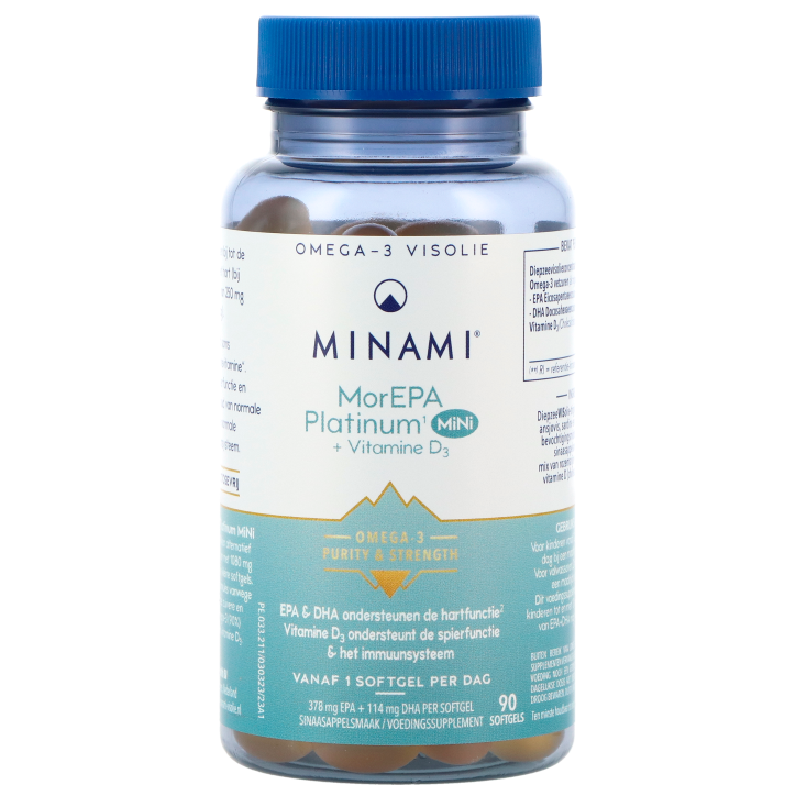 MINAMI Omega-3 MorEPA Platinum Mini + Vitamine D3 - 90 softgels image 5