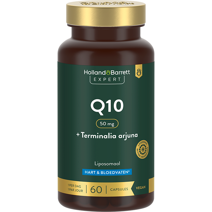 Holland & Barrett Expert Q10 50mg + Terminalia Arjuna Liposomaal - 60 capsules image 2