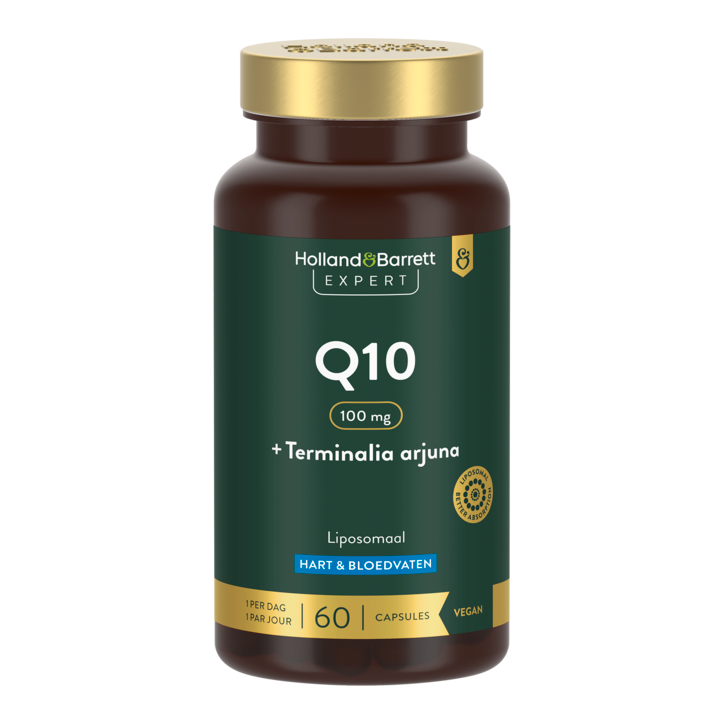 Holland & Barrett Expert Q10 100mg + Terminalia Arjuna Liposomaal - 60 capsules image 2