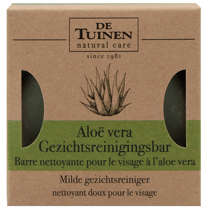 De Tuinen Aloë Vera Gezichtsreinigingsbar - 60g image 1