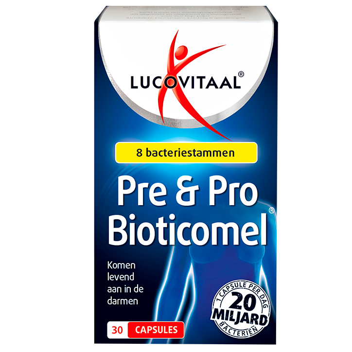 Lucovitaal Pré et Pro Bioticomel - 30 capsules-1