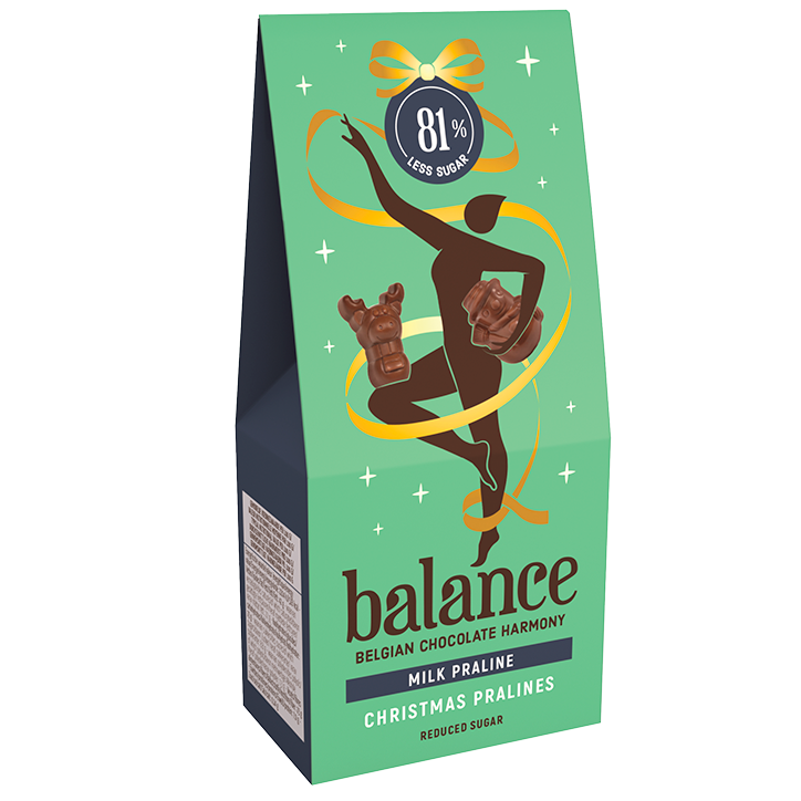 Balance Christmas Pralines Melk - 100g image 1