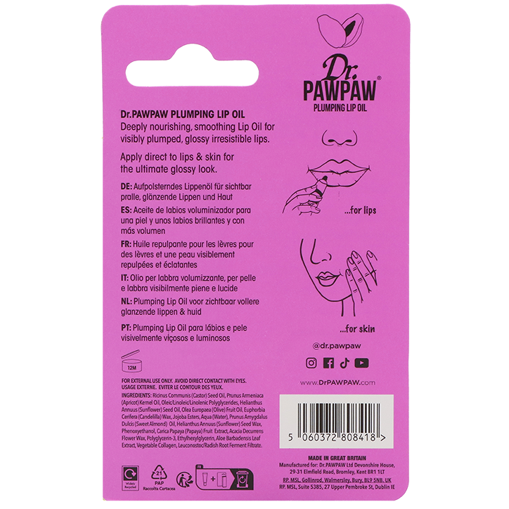 Dr. PawPaw Plumping Lip Oil - 8ml image 3