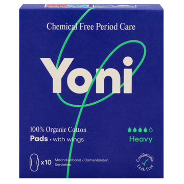 Yoni Maandverband Heavy - 10 stuks