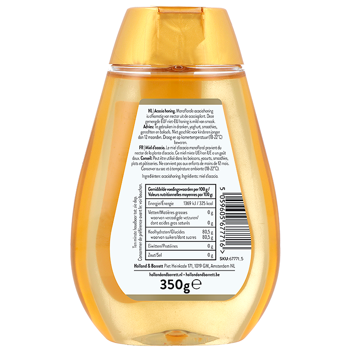 Holland & Barrett Miel d'Acacia en Flacon Doseur - 350g image 2