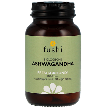 Fushi Spaar dubbel zo snel Organic Ashwagandha - 60 capsules - 60 stuks