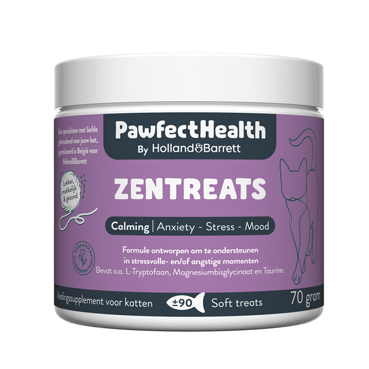 Holland & Barrett PawfectHealth 'Zentreats' Chat - 90 soft treats image 1