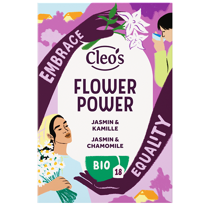 Cleo’s Flower Power Bio - 18 theezakjes-1