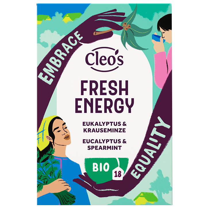 Cleo's Fresh Energy Eucalyptus et Menthe - 18 sachets-1