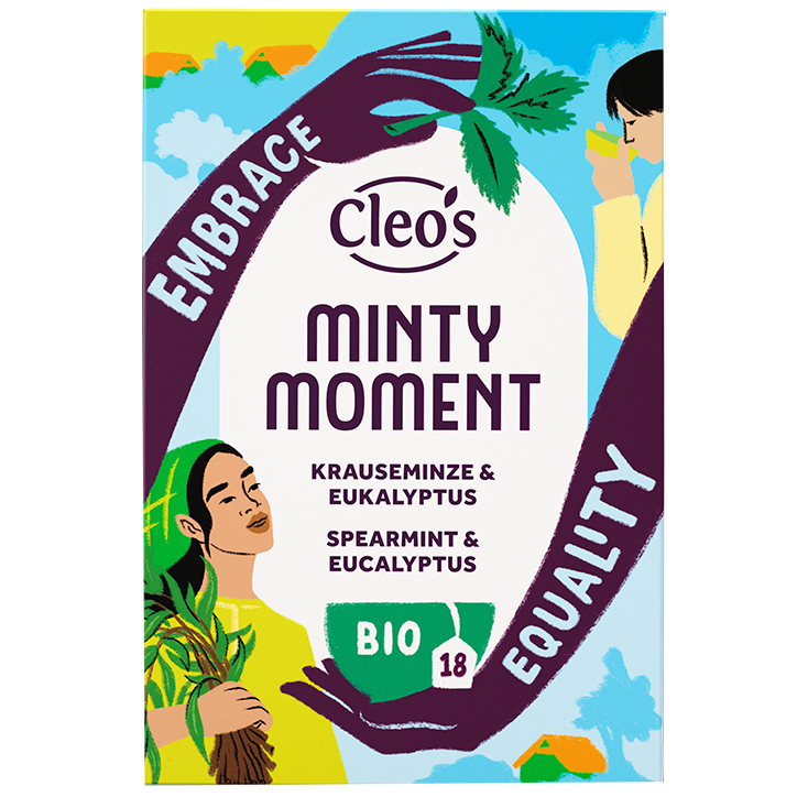 Cleo's Minty Moment Menthe et Eucalyptus - 18 sachets-1