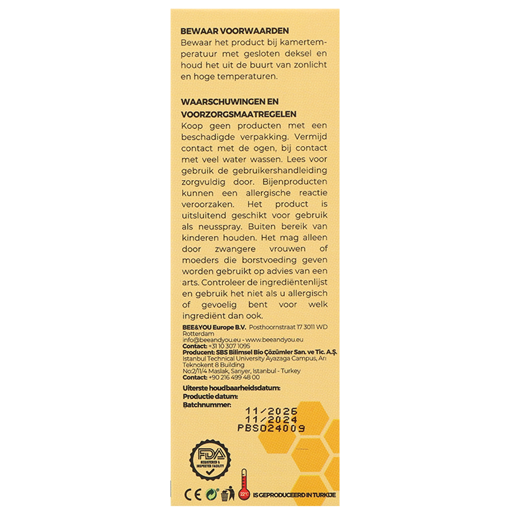 BEE&YOU Rhinapi Propolis Neusspray - 20ml image 4