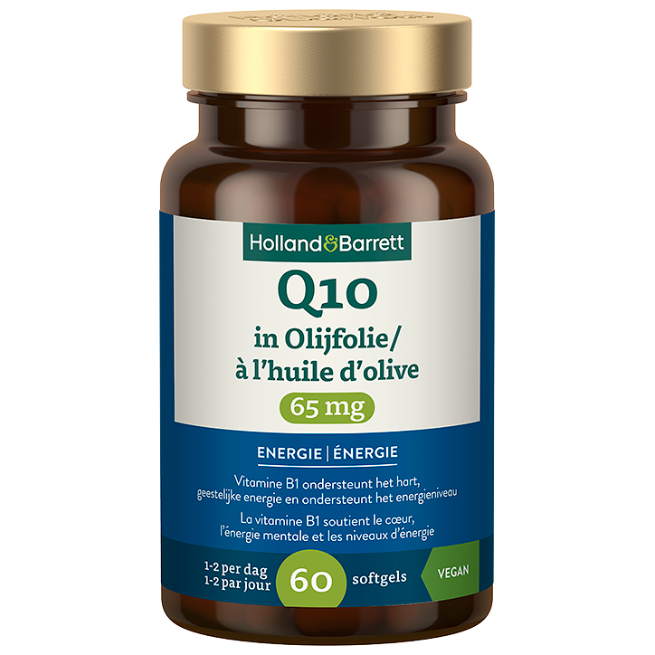 Holland & Barrett Q10 In Olijfolie 65mg - 60 softgels image 1