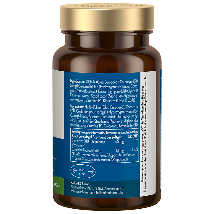 Holland & Barrett Q10 In Olijfolie 65mg - 60 softgels image 2