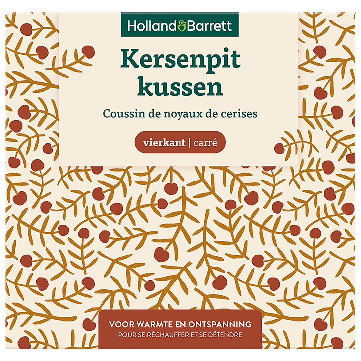 Holland & Barrett Kersenpitkussen Vierkant - 27cm x 27cm image 1