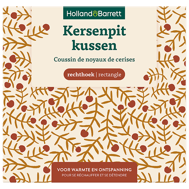 Holland & Barrett Coussin Rectangulaire  aux Noyaux de Cerise - 17 x 36cm image 1