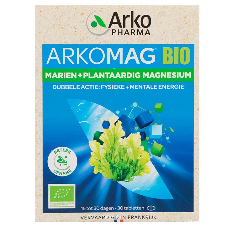 Arkopharma ARKOMAG® Bio Magnésium Marin + Végétal - 30 comprimés-1