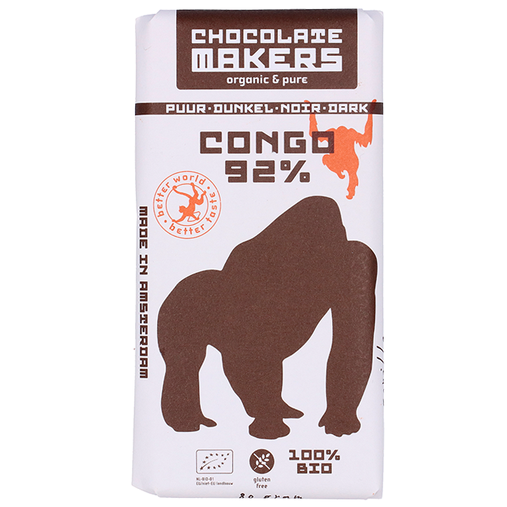Chocolatemakers Chocolat Noir Congo 92% - 80g-1