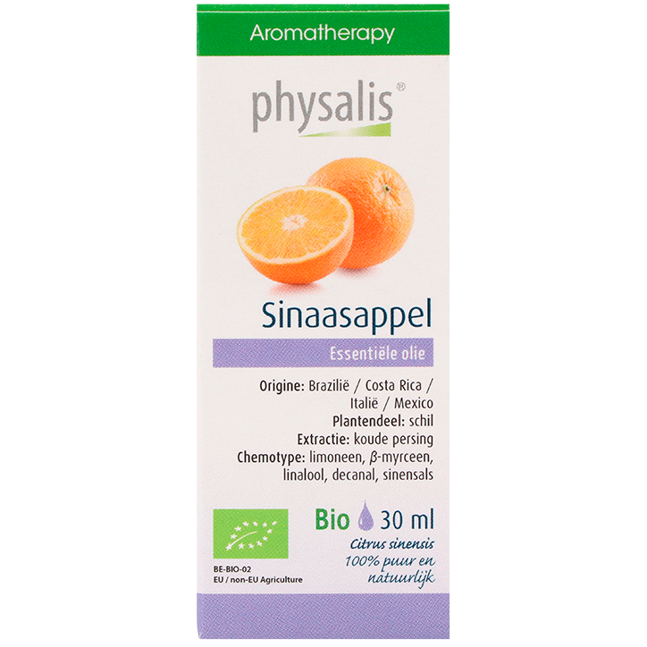 Physalis Essentiële Olie Sinaasappel Bio - 30ml-1