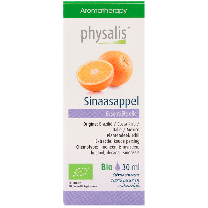 Physalis Essentiële Olie Sinaasappel Bio - 30ml image 1