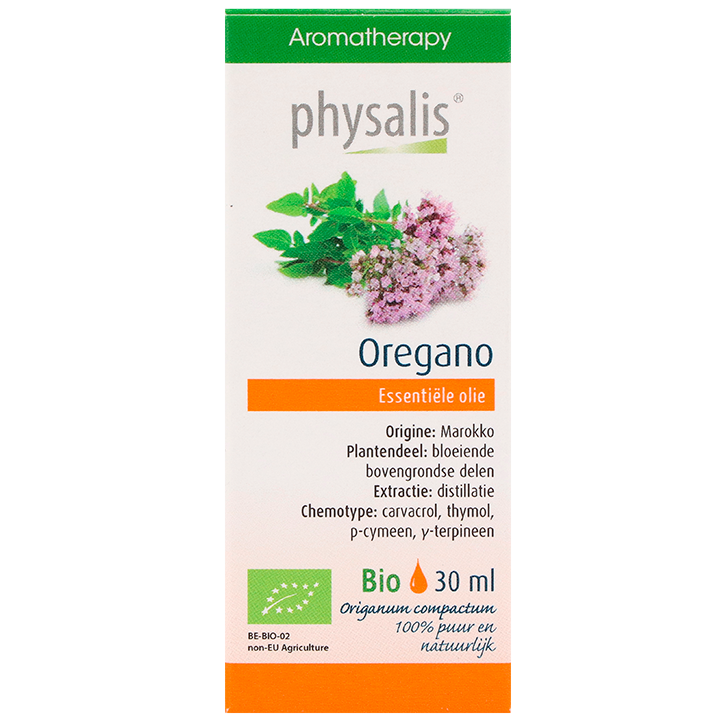 Physalis Essentiële Olie Oregano Bio - 30ml image 1