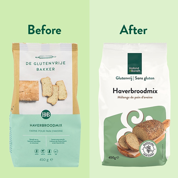 Holland & Barrett Glutenvrij Haverbroodmix - 450g image 3