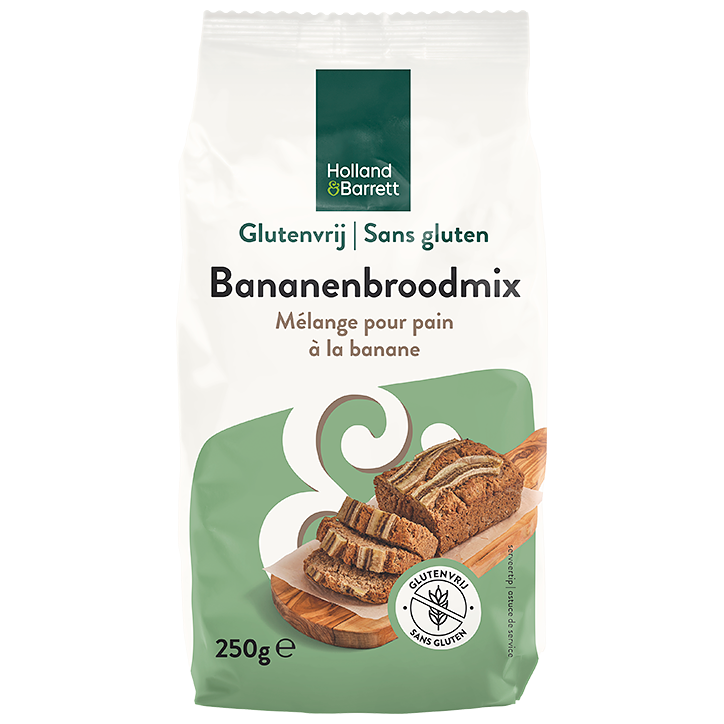 Holland & Barrett Glutenvrije Bananenbroodmix - 250g image 1