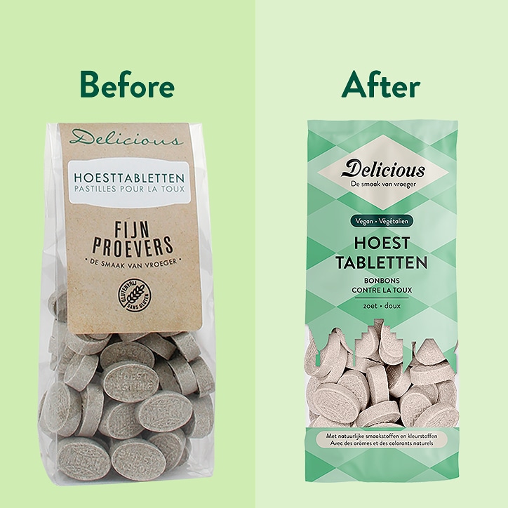 Delicious Vegan Hoesttabletten Bonbons - 150g image 4