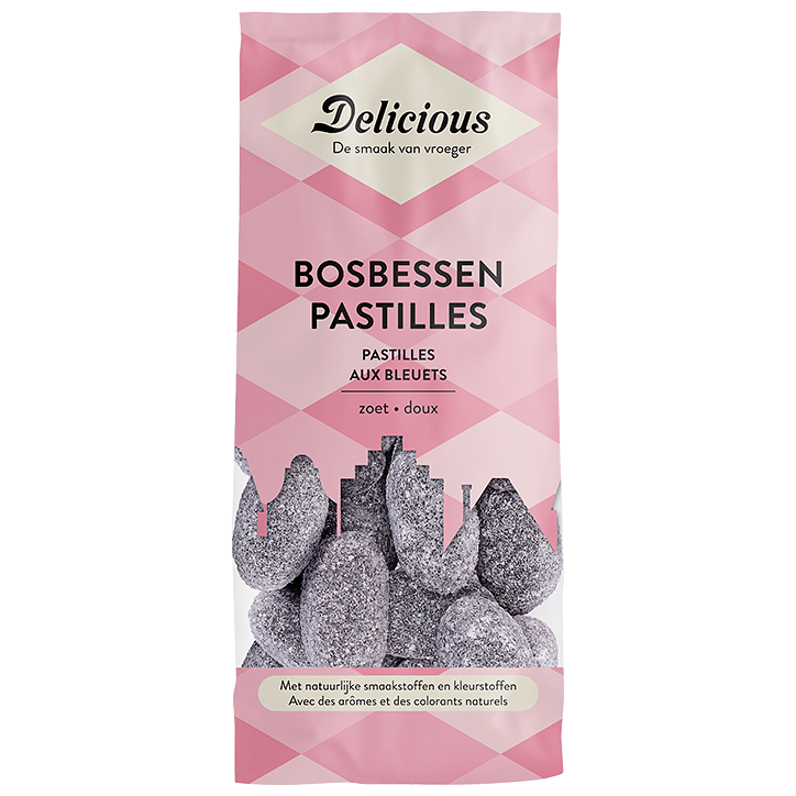 Delicious Bosbessen Pastilles - 115g image 1