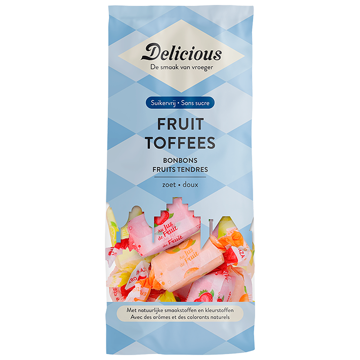 Delicious Caramels aux Fruits sans Sucre - 100g image 1