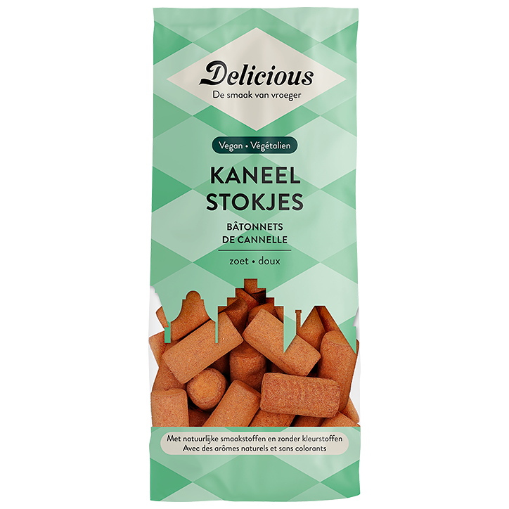 Delicious Vegan Kaneelstokjes - 100g image 1