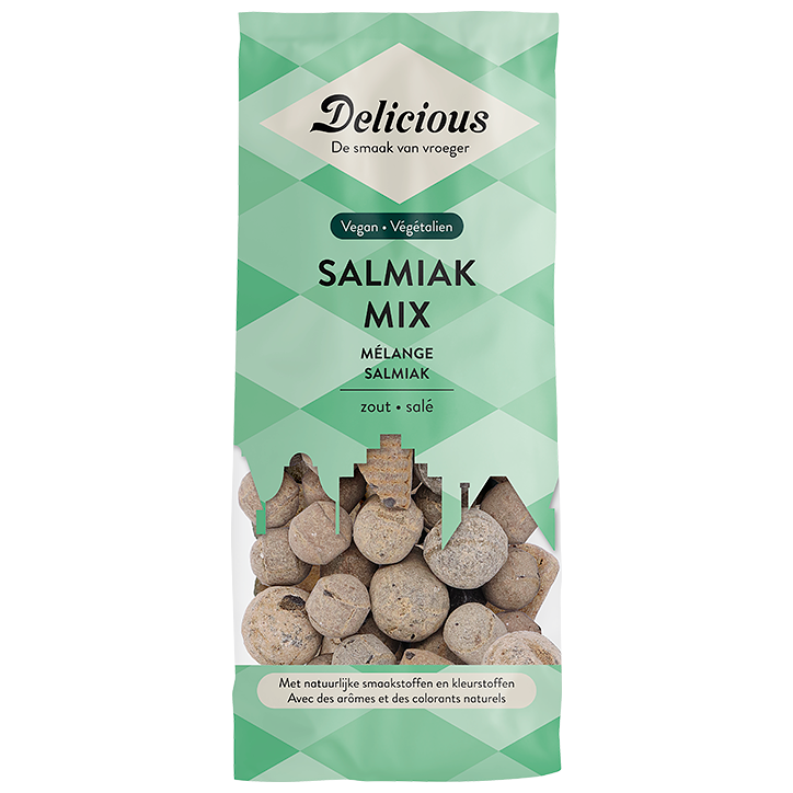 Delicious Vegan Salmiak Drop Mix - 150g image 1