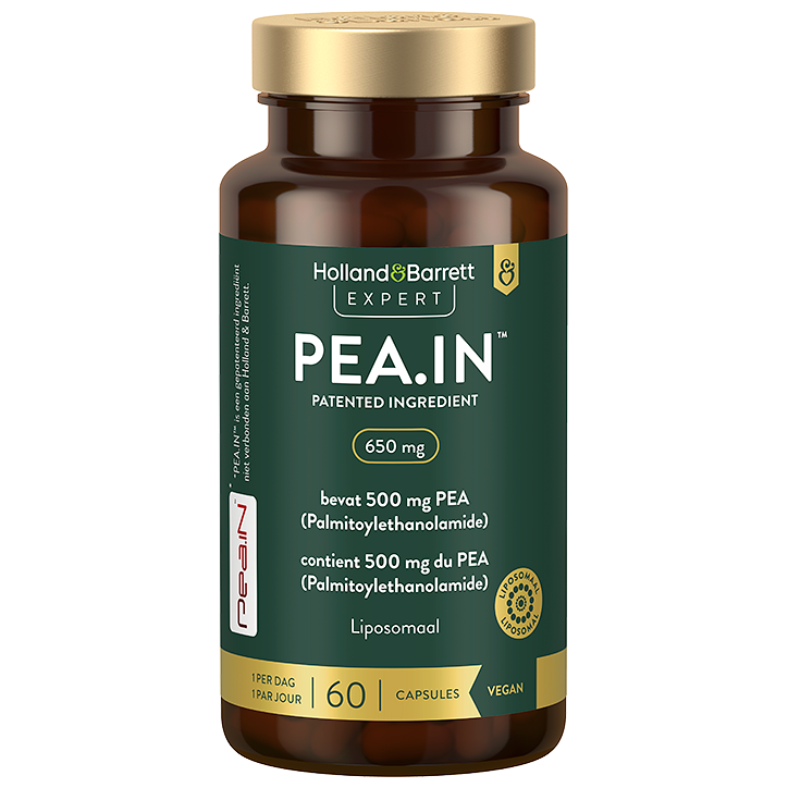 Holland & Barrett Expert PEA.IN 650mg Bevat 500mg PEA (Palmitoylethanolamide) Liposomaal - 60 capsules image 2