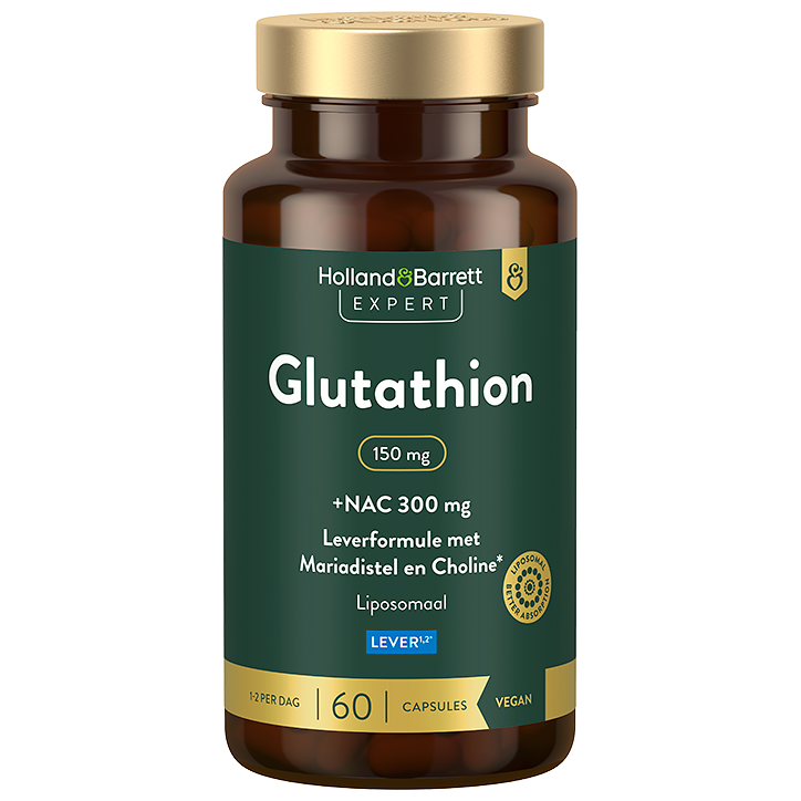 Holland & Barrett Expert Glutathion 150mg + NAC 300mg Liposomaal - 60 capsules image 2