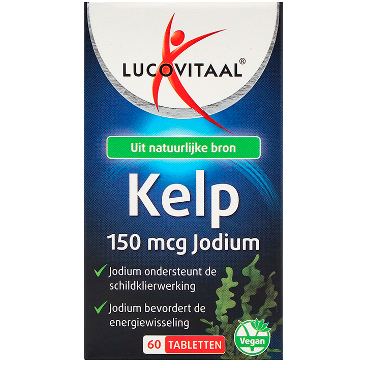 Lucovitaal Kelp 150mcg Jodium – 60 tabletten-1