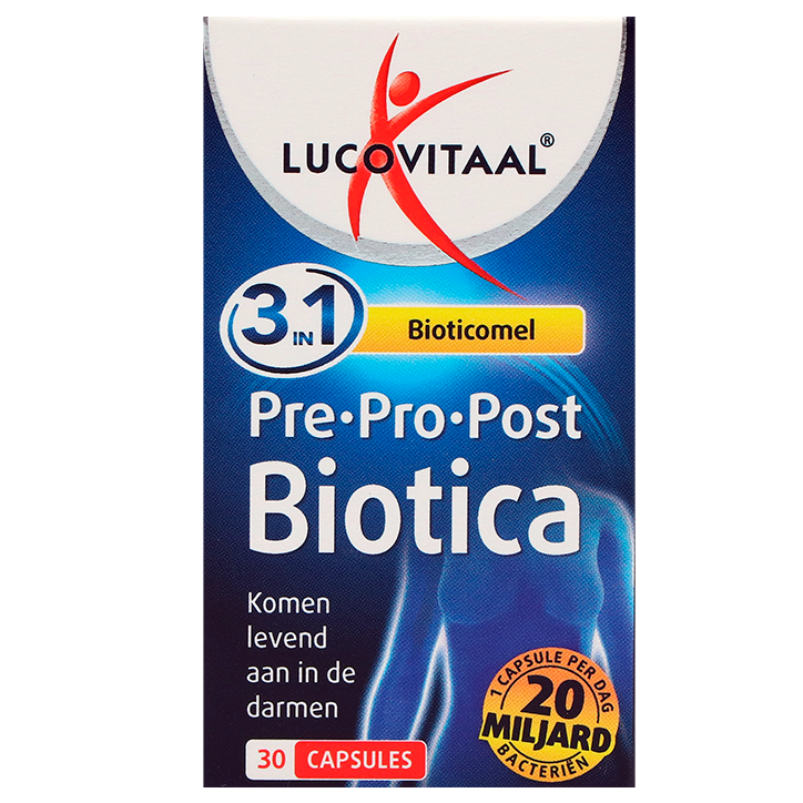 Lucovitaal Pre Pro Post Biotica - 30 capsules image 1