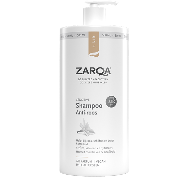 Zarqa Sensitive Shampoo Anti-Roos - 500ml image 1