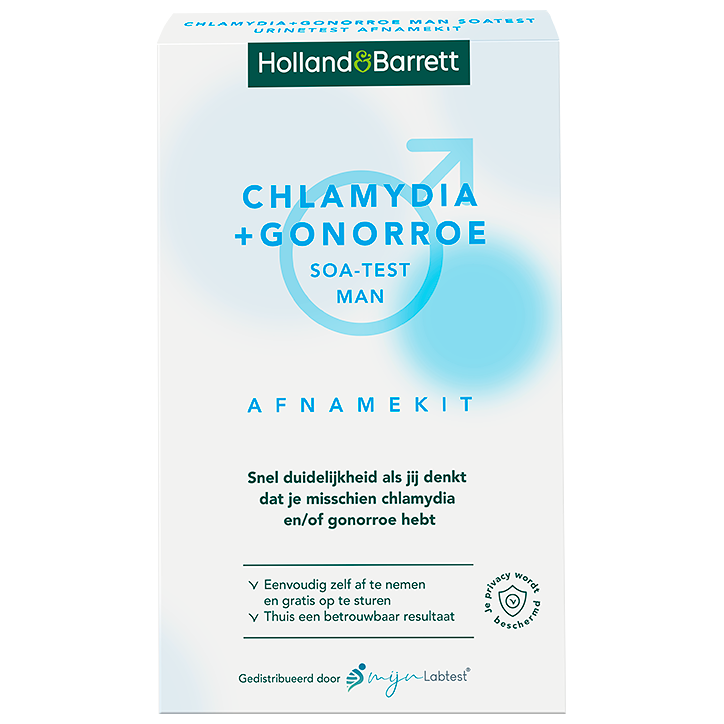 Holland & Barrett Chlamydia + Gonorroe Soa-Test Man Urinetest Afnamekit - 1 stuk image 1