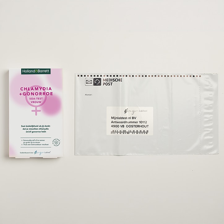 Holland & Barrett Chlamydia + Gonorroe Soa-Test Vrouw Swabtest Afnamekit - 1 stuk image 2