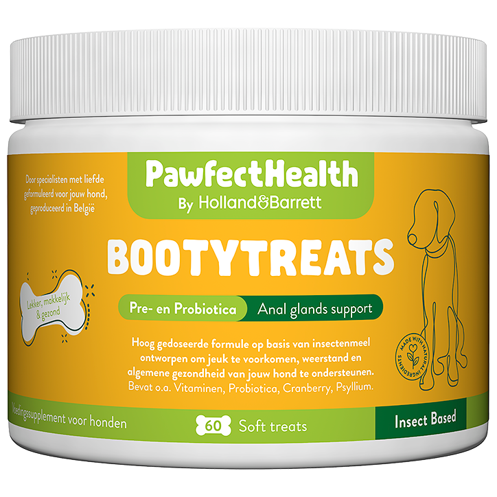 Holland & Barrett PawfectHealth Bootytreats Pre- En Probiotica - 60 soft treats image 1