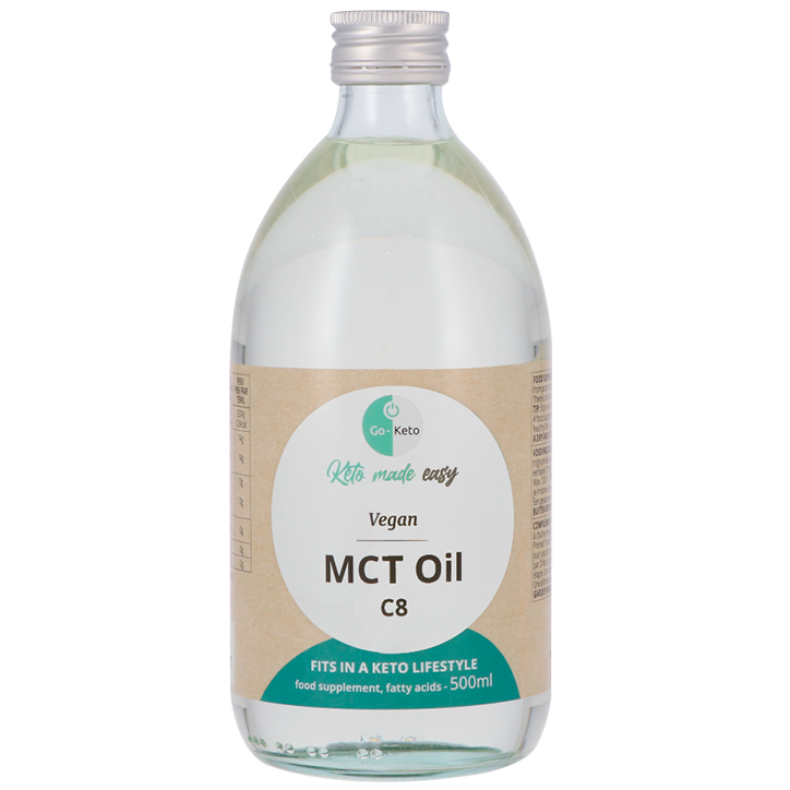 Go-Keto MCT-Olie Pure C8 – 500 ml image 1