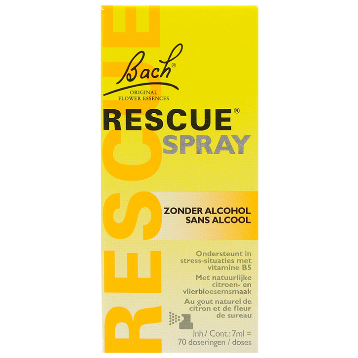 Bach Rescue Spray Zonder Alcohol - 7ml image 1